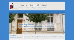 Desktop Screenshot of jurisaquitaine.com